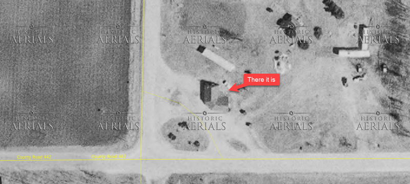 Lindas Bread Box (Tom-Tom Bar) - 1977 Aerial (newer photo)